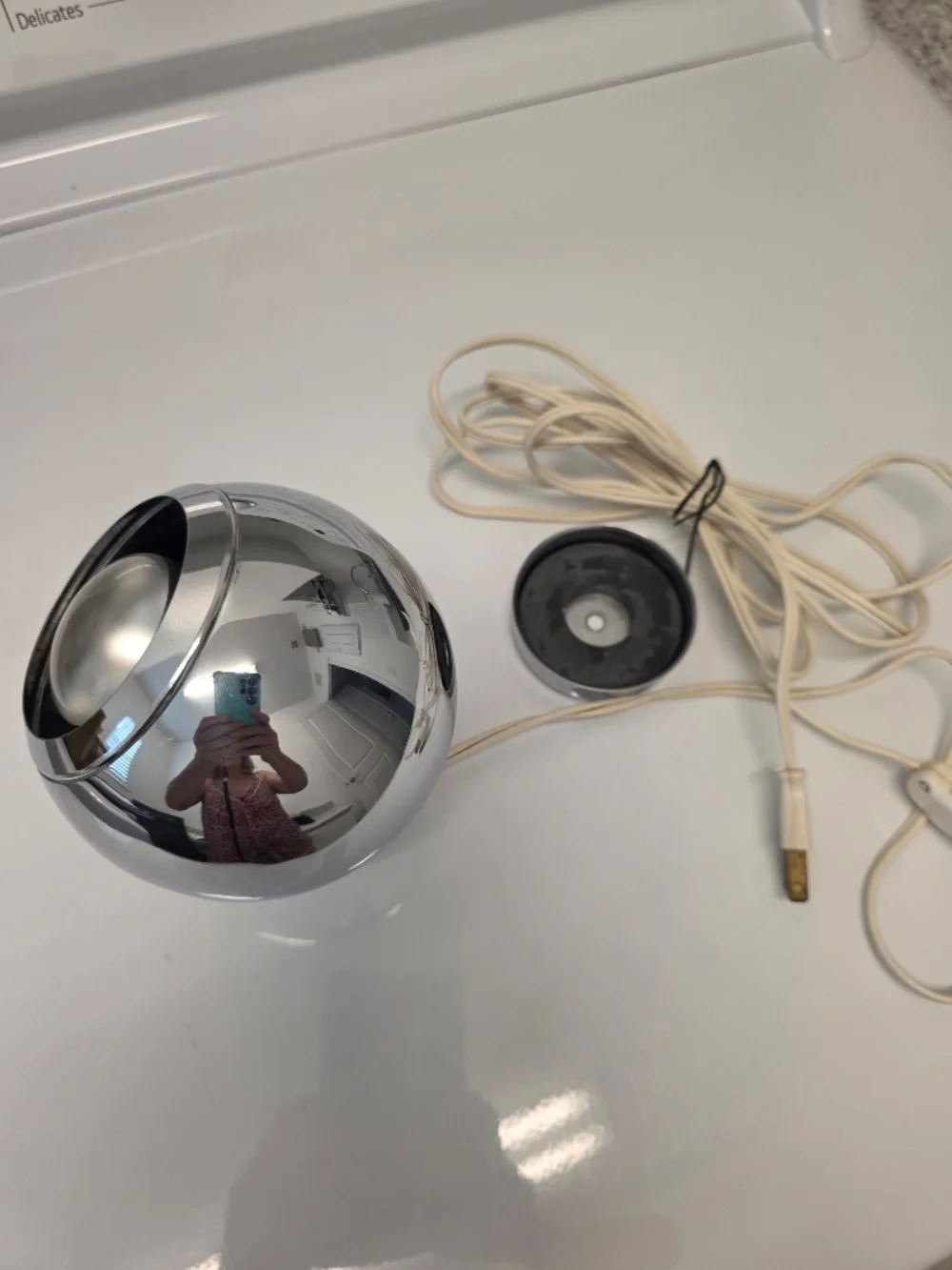 MCM EYEBALL light, wall mounted, by Robert Sonneman for George Kovacs